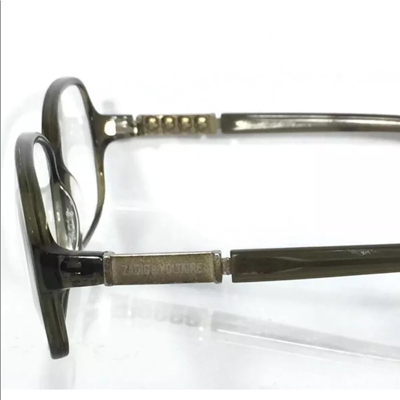 Zadig & Voltaire Olive Square Eyeglasses Skull - Picture 3 of 7